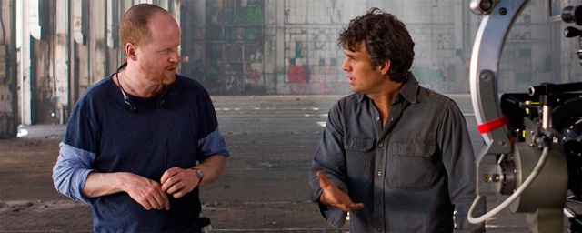 Mark Ruffalo con Joss Whedon