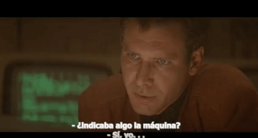 Blade Runner - Escena eliminada del montaje con Harrison Ford