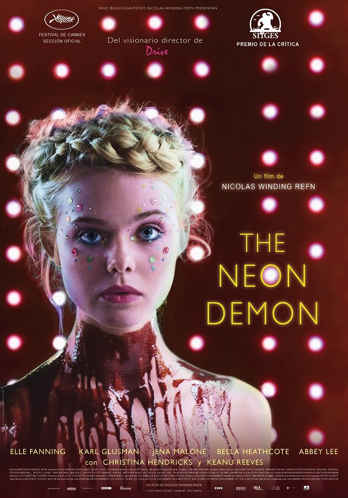 Cartel de 'The Neon Demon' con Ellen Fanning